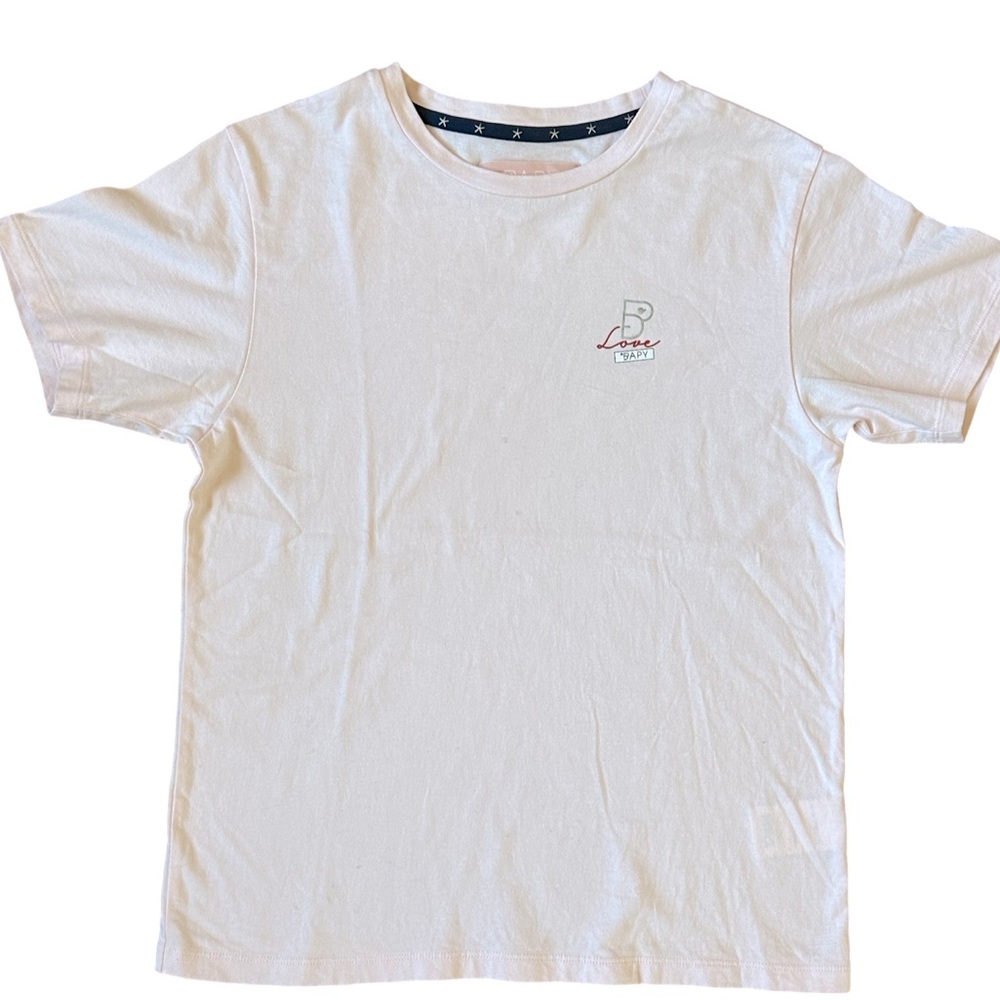 Bapy women’s light pink short sleeve crew neck shirt